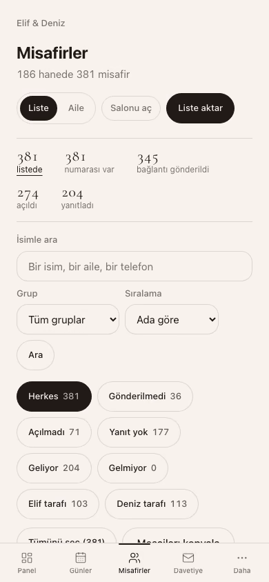 Aynı defter telefonunuzda, yanıtlar gelirken.
